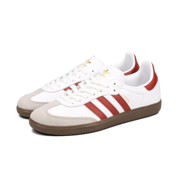 adidas SAMBA OG アディダス サンバ OG メンズ レディース FTWR WHITE/PRELOVED RUBY/CLEAR GRANITE ホワイト JH8798