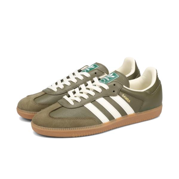 adidas SAMBA OG アディダス サンバ OG メンズ レディース MEDIUM DARK KHAKI/OFF WHITE/GUM カーキグリーン JR0890