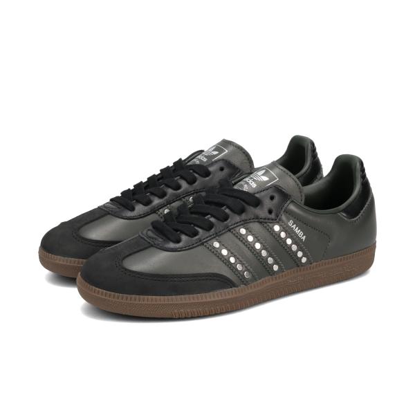 adidas SAMBA OG アディダス サンバ OG メンズ レディース CORE BLACK/LEGEND EARTH/GUM ブラック JR8869