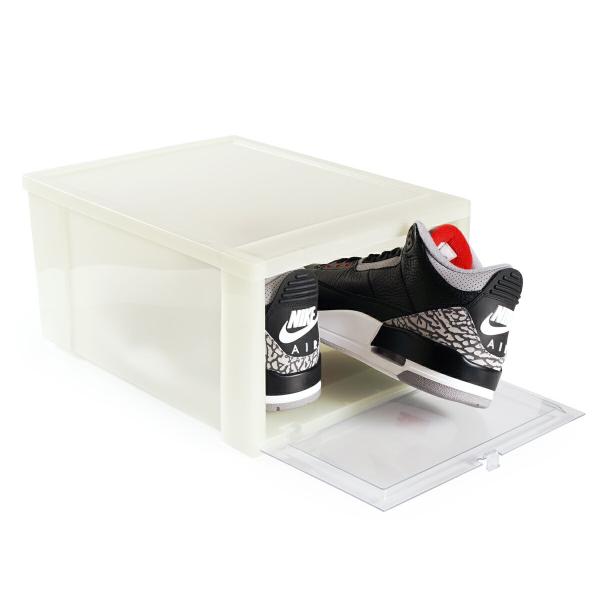 �y50%OFF�z KICKS LAB. SHOE STORAGE BOX 1 BOX �L�b�N�X���{ �V���[�X�g���[�W �{�b�N�X 1BOX GLOW IN THE DARK �~���f��