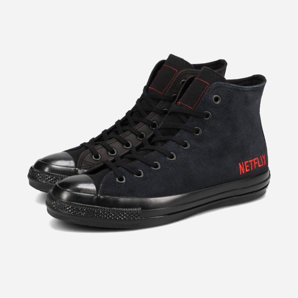 【10%OFF】 CONVERSE ALL STAR AGED HI / NETFLIX コンバース オールスター エイジド HI / ネットフリックス メンズ レディース BLACK ブラック 31317100