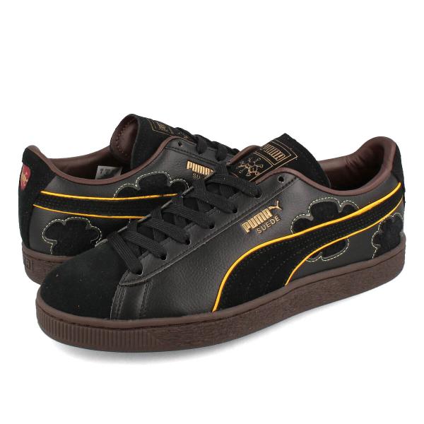 PUMA SUEDE 4 ONE PIECE TEACH プーマ スウェード 4 ワンピース マーシャル・D・ティーチ 黒ひげ メンズ BLACK ブラック 396525-01