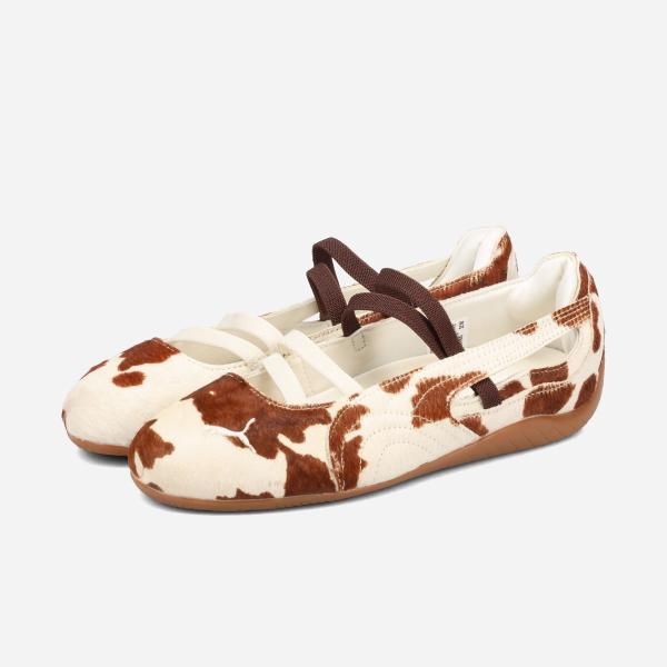 PUMA スピードキャット　バレット　Cow 22.5 Speedcat Ballet Cow Print Women's Sneakers | PUMA