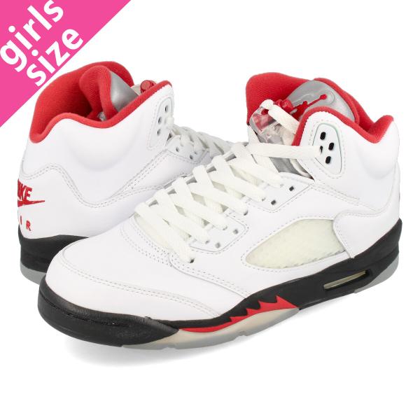 NIKE AIR JORDAN 5 RETRO GS ナイキ エア ジョーダン 5 レトロ GS TRUE WHITE/FIRE RED/BLACK 440888-102 NIKE AIR JORDAN 5 RETRO GS ナイキ エア ジョーダン 5 レトロ GS TRUE WHITE/FIRE RED/BLACK 440888-102