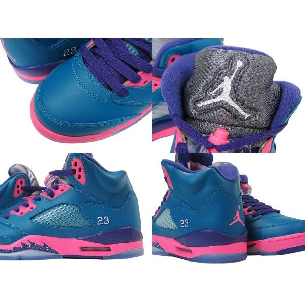 ギフト プレゼント ご褒美 女性に大人気のgsサイズ Nike Air Jordan 5 Retro Gs Teal ナイキ ジョーダン エア Tropical Pink レトロ