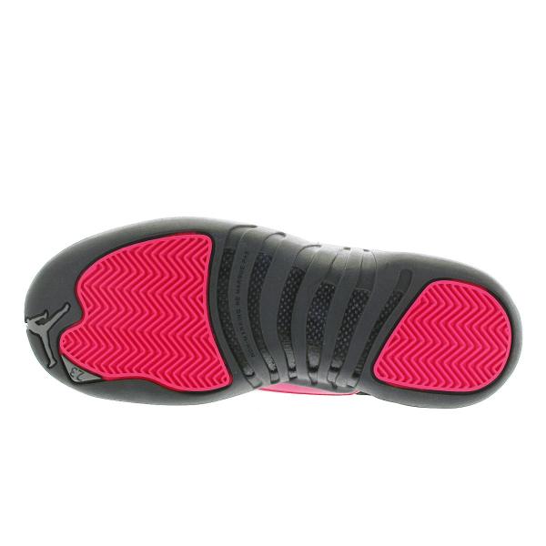 retro 12 black dark grey rush pink