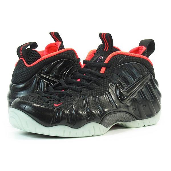 Nike Air Foamposite Pro Black and Red Shoe Review and On ...