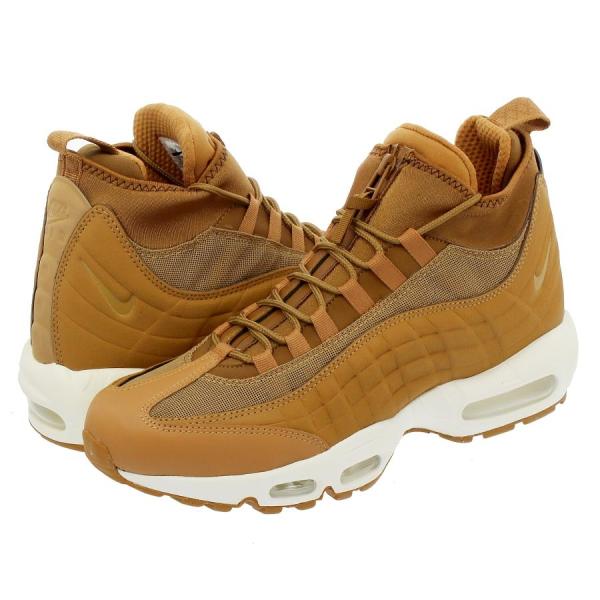 スニーカー メンズ ナイキ エア マックス 95 スニーカーブーツ Nike Flax 品質検査済 Sneakerboot Brown Wheat Air Max Ale Sail
