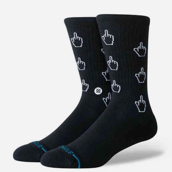 STANCE SOCKS CURSOR CREW スタンス ソックス カーソル クルー メンズ レディース A556C26CUR【追跡可能メール便・日時指定不可】