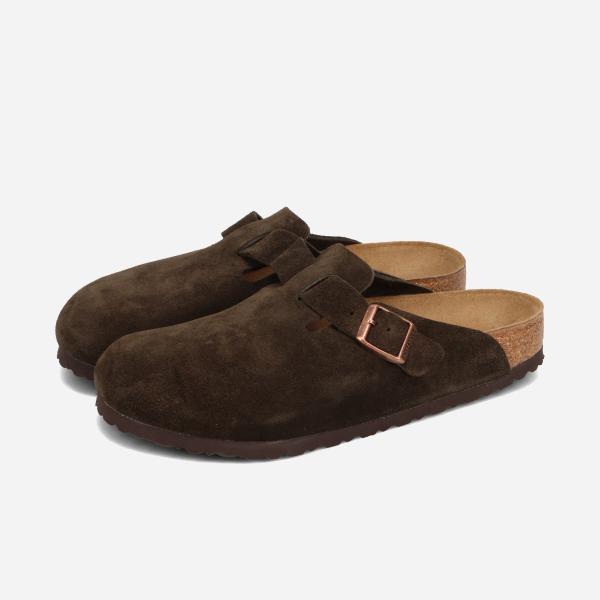 BIRKENSTOCK ボストン スエード ブラウン 39 BIRKENSTOCK（ビルケンシュトック） BIRKENSTOCK BOSTON SUEDE LEATHER