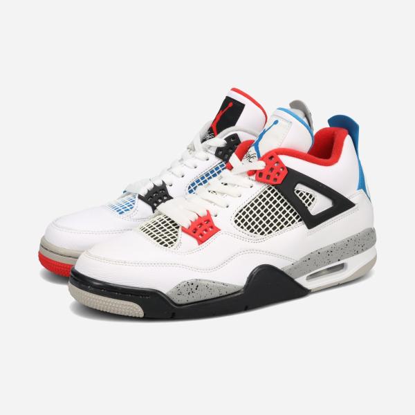 NIKE AIR JORDAN 4 RETRO SE 【WHAT THE 4】 ナイキ エア ジョーダン 4 レトロ SE WHITE/FIRE RED/TECH GREY/MILITARY BLUE ci1184-146