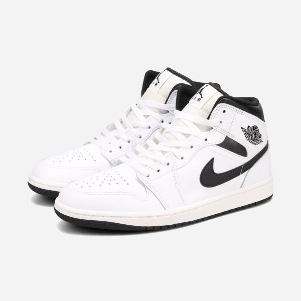 NIKE AIR JORDAN 1 MID ナイキ エア ジョーダン 1 ミッド メンズ WHITE/BLACK/WHITE ホワイト DQ8426-132