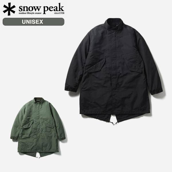 snow peak SNOW PEAK TAKIBI RIPSTOP ADJUSTABLE FISHTAIL COAT