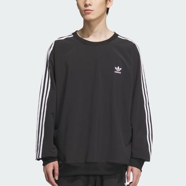 新品 廃盤 アディダス ビッグプルオーバー スウェット ブラック 棉100％ 90年代 90s アディダス イクイップメント ブラック 黒 プル