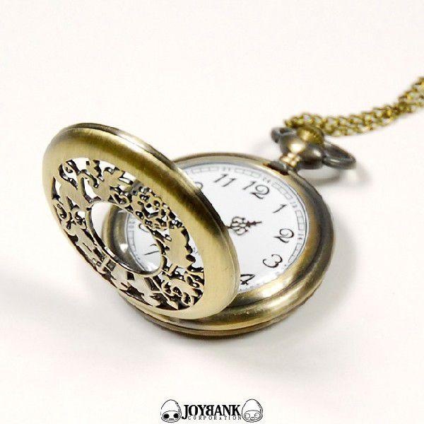 アリスのアンティーク調懐中時計ネックレス ペンダント 時計 Jb002 リトルプリンセスルーム 通販 Yahoo ショッピング