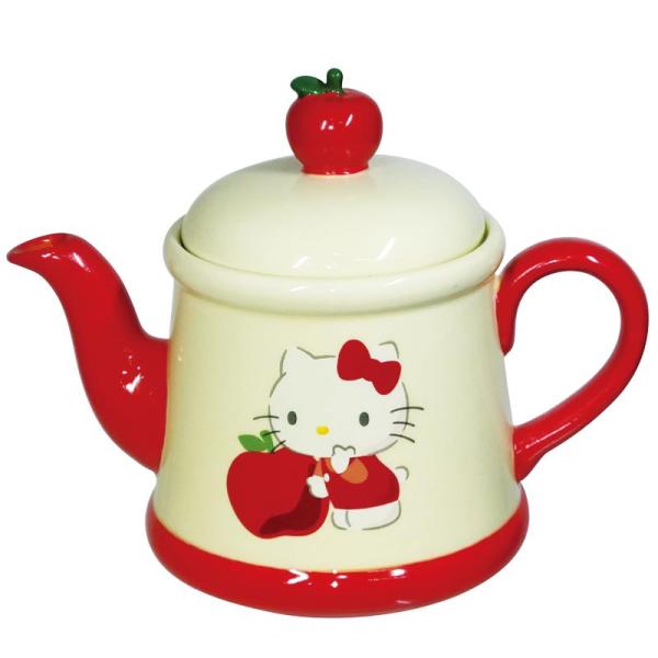 サンリオ (SANRIO) ハローキティ ティーポット リンゴ キティーちゃん 