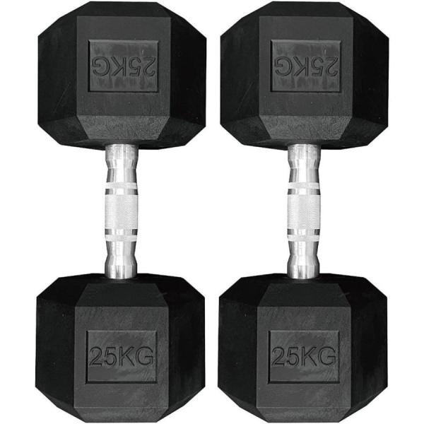 六角ダンベル 25kg 2個セット 筋トレ トレーニング