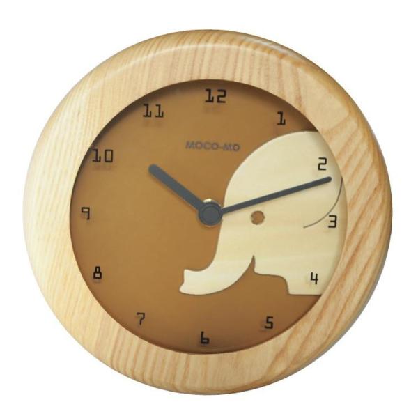 送料無料 Moco Mo 掛け時計 S 新作アイテム毎日更新 ゾウ 他商品との同梱不可 Mm031 Wn