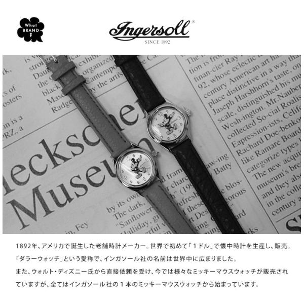 ディズニー インガソール ミッキー ミニー 送料無料 安心と信頼 レディース ラインストーン腕時計
