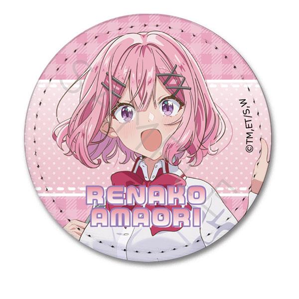 TVアニメ 「わたしが恋人になれるわけないじゃん、ムリムリ！(※ムリじゃなかった！？)」 レザーバッジ 丸形 A　甘織 れな子