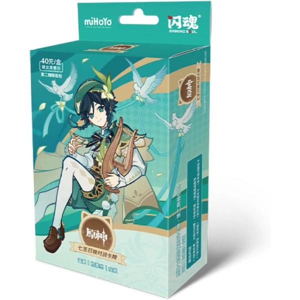 【七聖召喚 ウェンティ ランク4 おまけ付き】 原神 七聖召喚 構築済みデッキ Vol.2 ウェンティ キャンディス