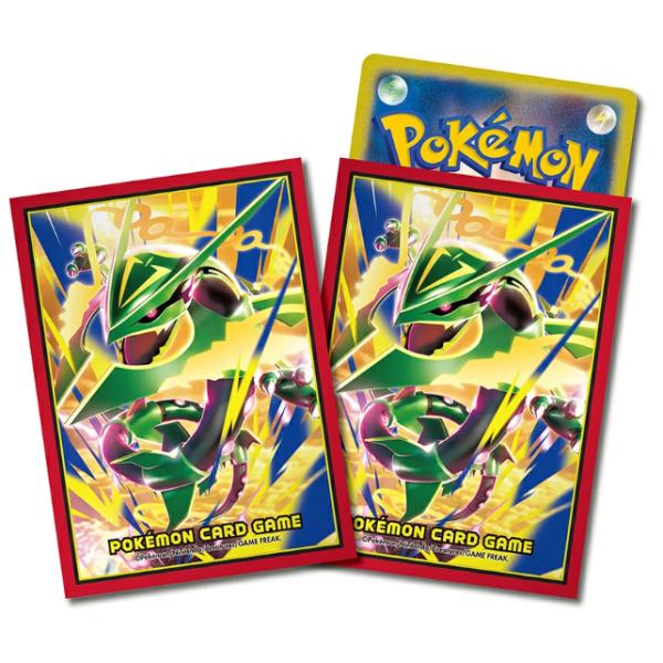 ポケモンカードゲーム デッキシールド プレミアム・グロス メガレックウザ （64枚入り）