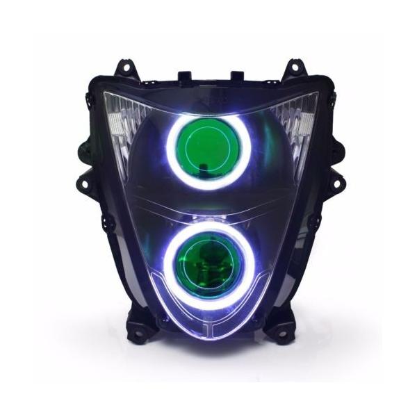 Demoneyes デーモンアイ Hid プロジェクター Led ヘッドライトユニット グリーン スズキ Gsx1300r ハヤブサ 隼 Hayabusa 08 17 Buyee Buyee 日本の通販商品 オークションの代理入札 代理購入
