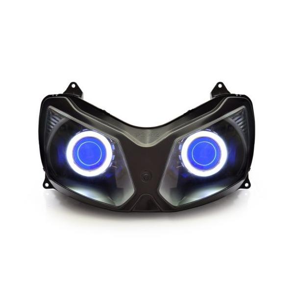 Demoneyes デーモンアイ HID プロジェクター LED ヘッドライトユニット ブルー カワサキ Ninja ZX-12R 2002-2008 /【Buyee】 Demoneyes デーモンアイ HID プロジェクター LED ヘッドライトユニット ブルー カワサキ Ninja ZX-12R 2002-2008 /【Buyee】