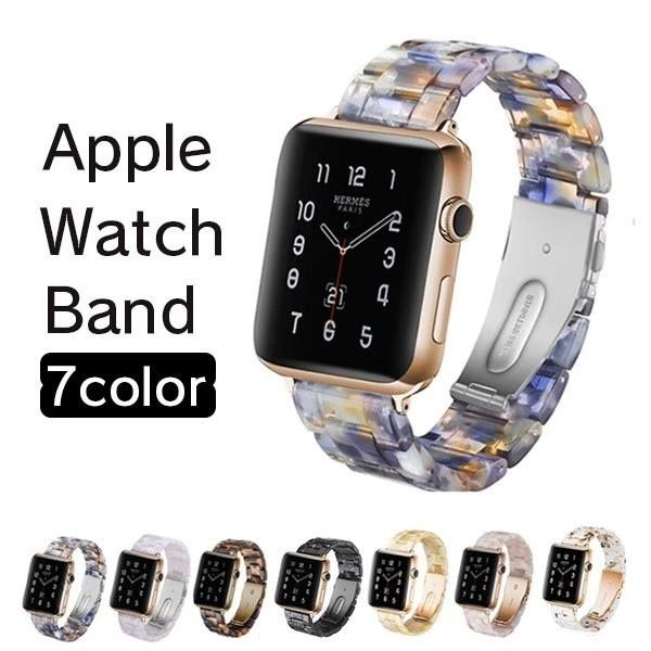 アップルウォッチ 8 バンド べっ甲 柄 女性 おしゃれ かわいい レディース マーブル Apple Watch 44mm Series 7 6 Se 5 4 3 2 1 ベルト Apple Watch Band Marble スマホケースのエルティー 通販 Yahoo ショッピング