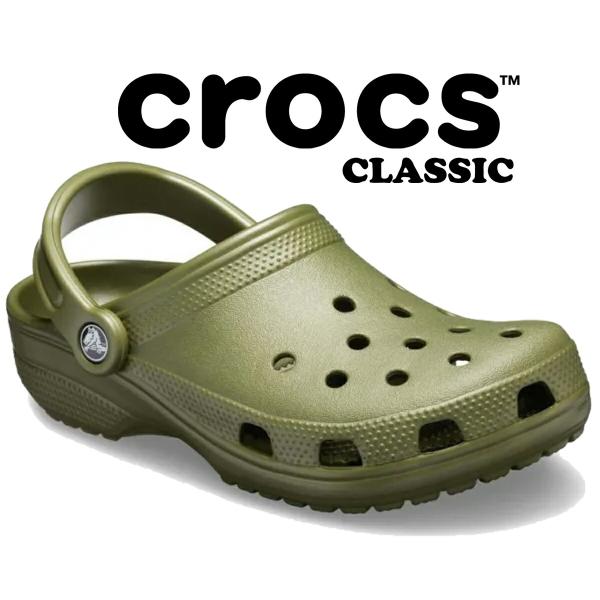[CROCS(クロックス)] サンダル クラシック アーミーグリーン 23 cm crocs（クロックス） クラシック クロッグ crocs CLASSIC CLOG ARMY