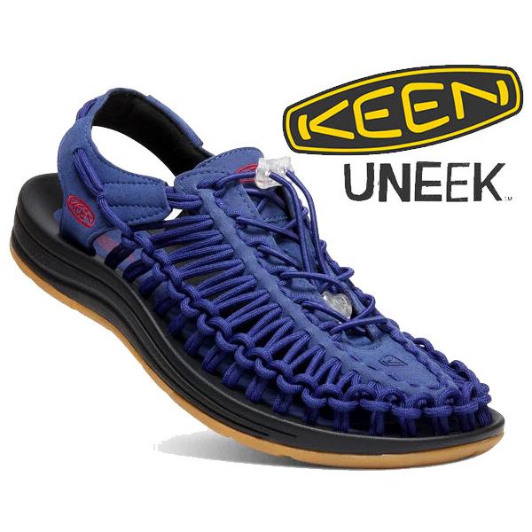 KEEN UNEEK スポーツサンダル ネイビー/レッド KEEN キーン ユニーク メンズ UNEEK BLUE DEPTHS/RED CARPET