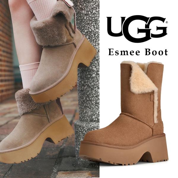 UGG　完売　厚底スウェードブーツ UGG（アグ） UGG WOMENS ESMEE BOOT 1171533 ウィメンズ エスミー