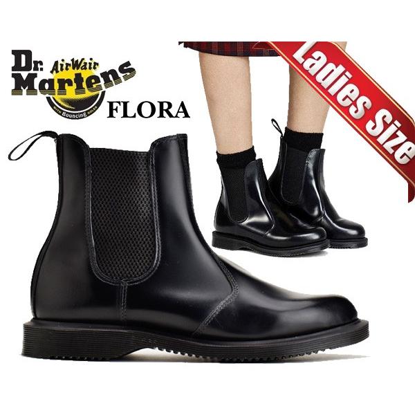 ドクターマーチン ケンジントン フローラ チェルシーブーツ Dr.Martens KENSINGTON FLORA CHELSEA BOOT POLISHED SMOOTH 14649001 サイドゴア ブラック :14649001:LTD Online - - Yahoo!ショッピング