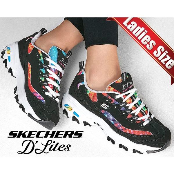skechers summer fiesta black