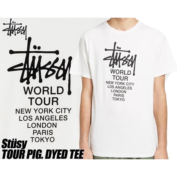 STUSSY ステューシー Tシャツ TOUR PIG. DYED TEE natural 1904401 