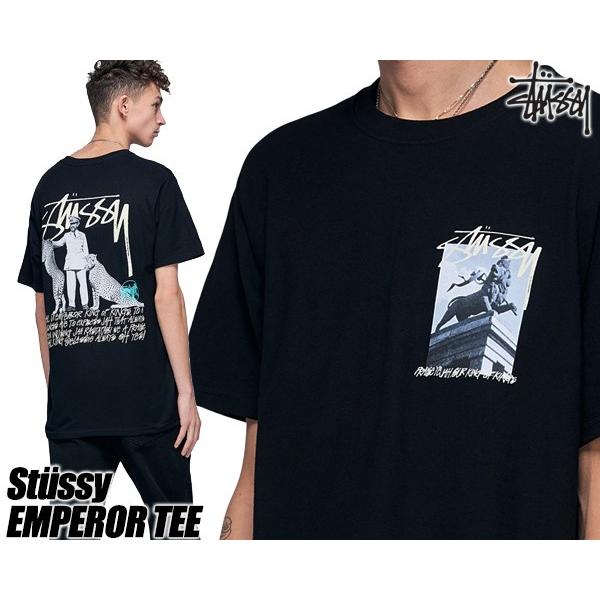 STUSSY（ステューシー） Tシャツ STUSSY EMPEROR TEE BLACK 1904474