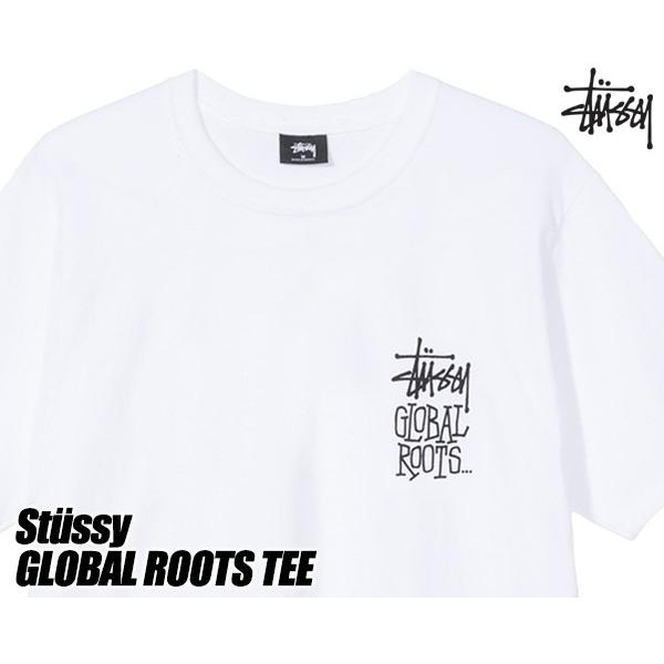STUSSY（ステューシー） Tシャツ STUSSY GLOBAL ROOTS TEE WHITE 