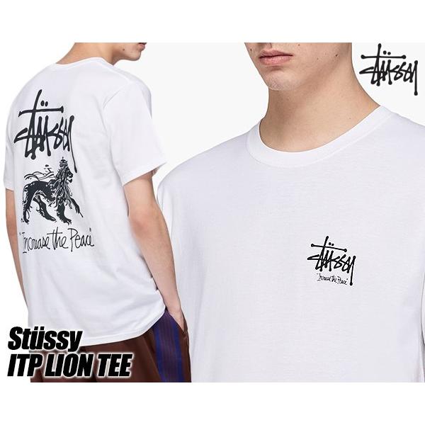 STUSSY（ステューシー） Tシャツ STUSSY ITP LION TEE WHITE 1904477