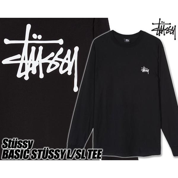 ステューシーロングスリーブ Tシャツ STUSSY BASIC STUSSY LS TEE