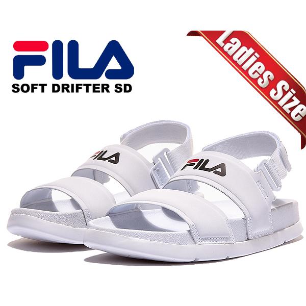 FILA フィラ ソフト ドリフター サンダル SOFT DRIFTER SD White