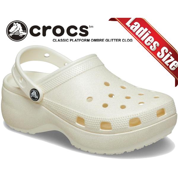 crocs（クロックス） クラシック プラットフォーム グリッター