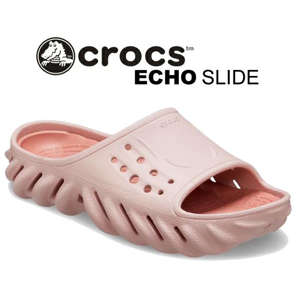 crocs クロックス エコー スライド ECHO SLIDE PINK CLAY 208170 crocs クロックス エコー スライド ECHO SLIDE PINK CLAY 208170