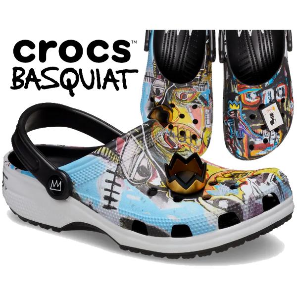 未使用品 crocs × バスキア クラシックグロッグ サンダル 27cm crocs（クロックス） バスキア クラシック クロッグ 209486-001