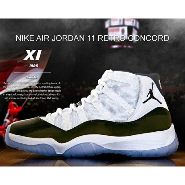 nike air jordan xi 11 retro white black concord