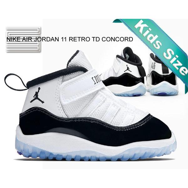 ナイキ ジョーダン 11 TD NIKE JORDAN 11 RETRO（TD) CONCORD white