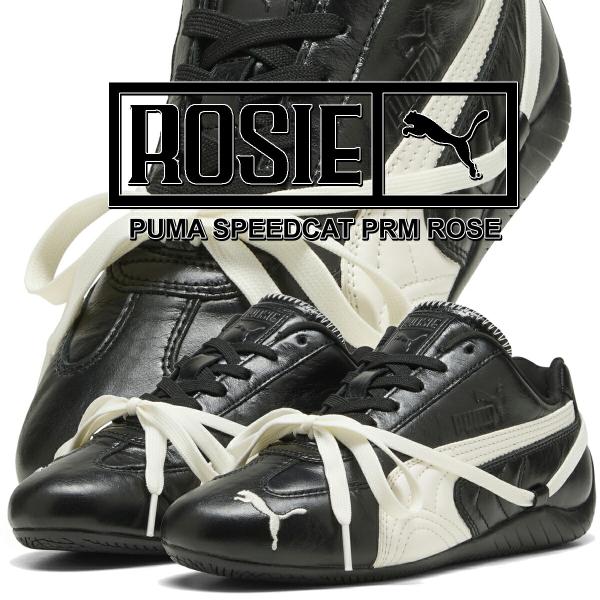 PUMA ブラックピンク ロゼ × プーマ スピードキャット