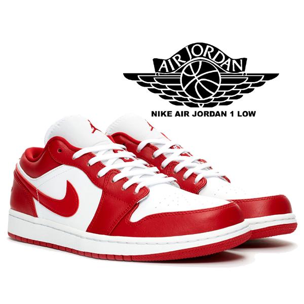 red white air jordan 1 low