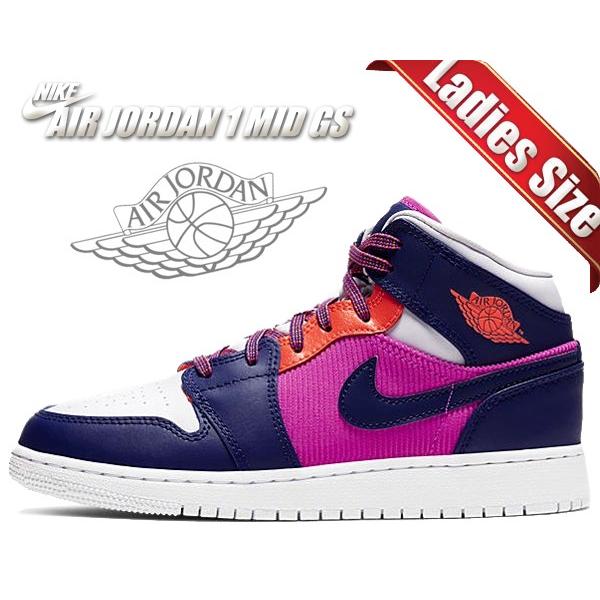 ナイキ エアジョーダン 1 ミッド ガールズ Nike Air Jordan 1 Mid Gs Rire Pink Regency Purple 602 レディース スニーカー Aj1 パープル オレンジ 602 Ltd Online 通販 Yahoo ショッピング