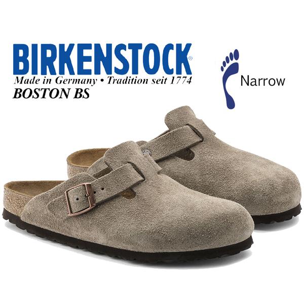 BIRKENSTOCK Boston BS 38 ナロー ブルー BIRKENSTOCK Boston BS 38 ナロー ブルー