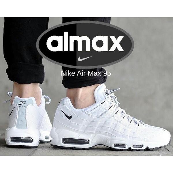 ナイキ エアマックス 95 Nike Air Max 95 Wht Blk Blk スニーカー ホワイト エア マックス 95 白 メンズ 109 109 Ltd Online 通販 Yahoo ショッピング